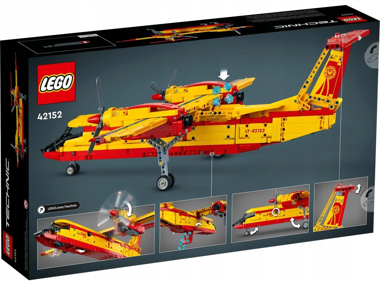 LEGO Technic Firefighter Plane - Construction set 325 pieces