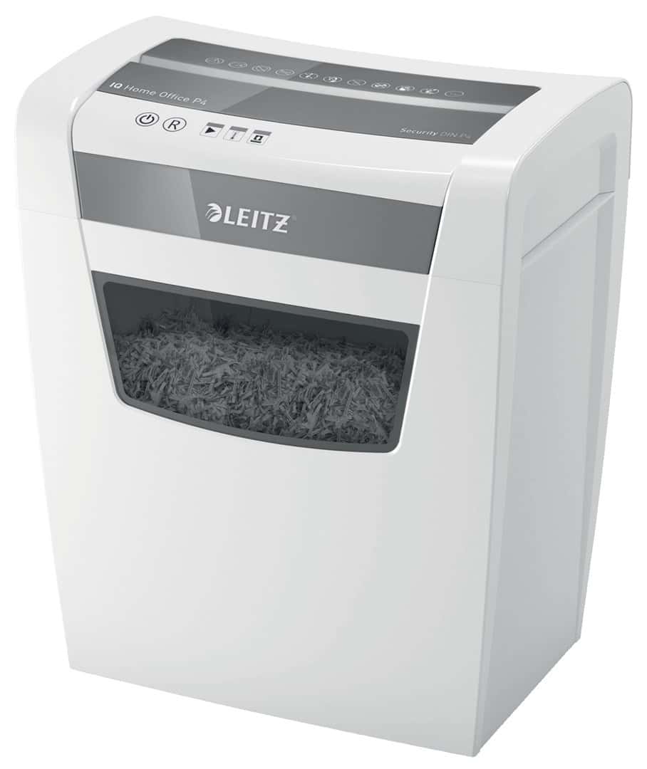 Leitz IQ Home Office P4 - Shredder, 10 sheets, perfect for home and office
