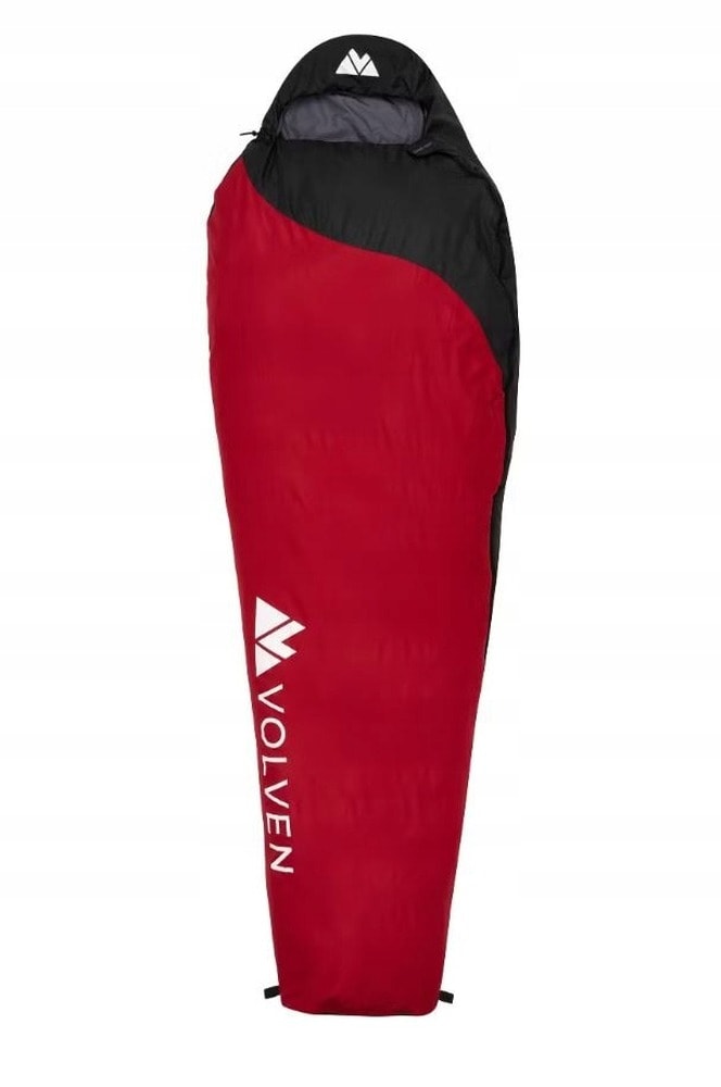 Volven superlight sleeping bag i-red right - light and comfortable
