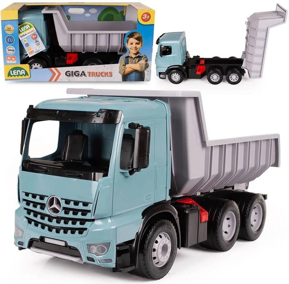 Lena Gigant Dump Truck Mercedes Arocs - ideal toy for little builders