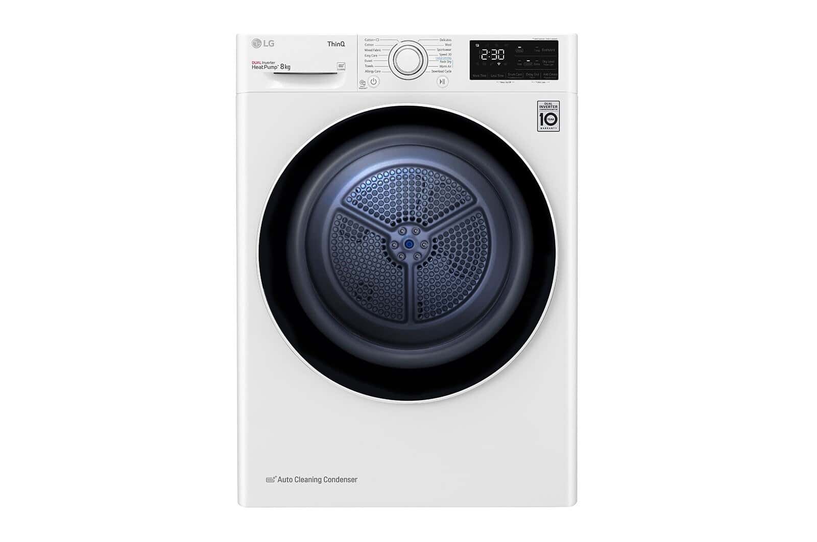 LG RH80V3AV6N Tumble dryer freestanding 8 kg - perfect for your home