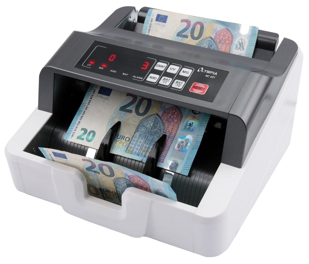 Olympia NC 451 - Money Counter with Counterfeit Detection