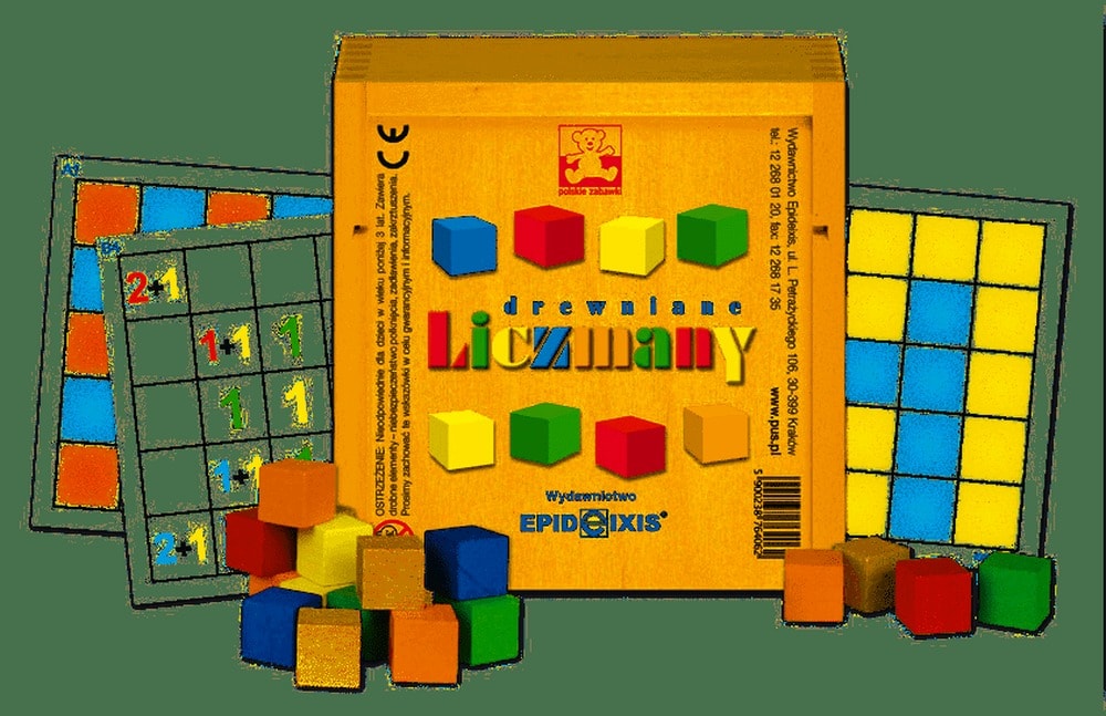 Wooden Counting Beads - Educational blocks for learning to count