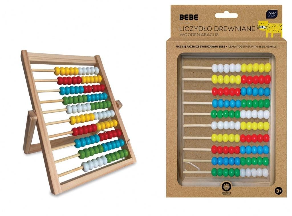 BB Kids Wooden Abacus with Stand - Educational Toy for Children