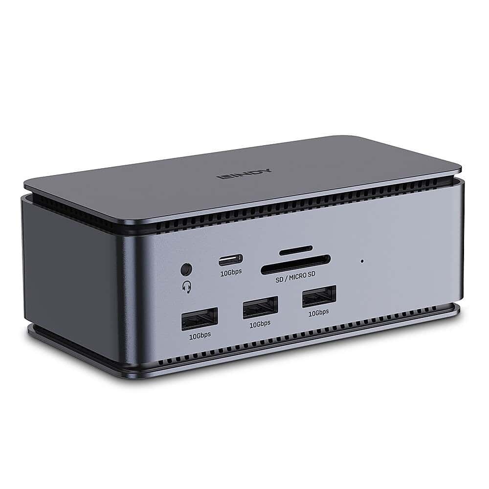 Lindy 43372 - Docking station USB4 anthracite