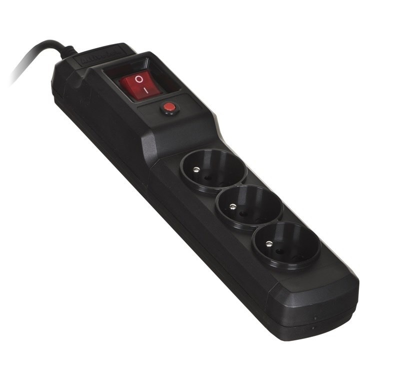 Activejet COMBO Surge protector 3 sockets, 3m - Safety for your devices