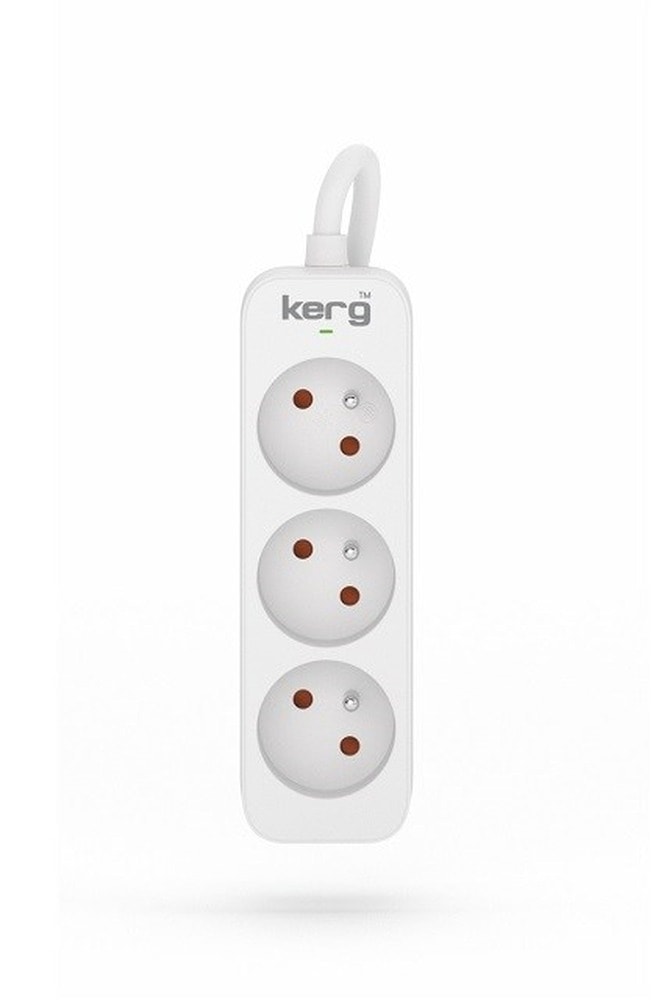 KERG Power strip 3 sockets 3m 16A - reliable power for your devices