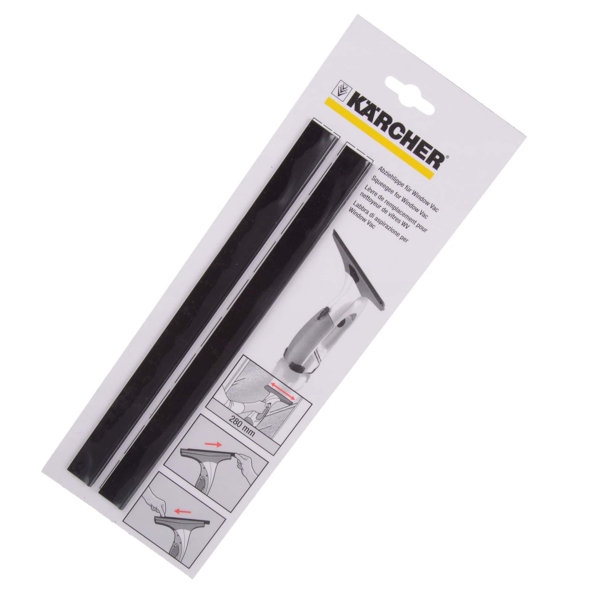 Karcher Squeegee for washers 280 mm - 2 pcs for perfect cleanliness
