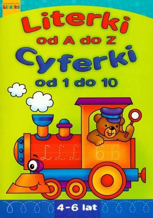 Literka Letters A-Z, Numbers 1-10 - educational booklet for your child