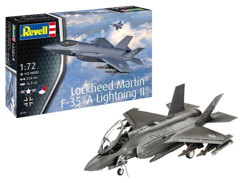 Lockheed Martin F-35A Lightning II - Aircraft model in 1:72 scale