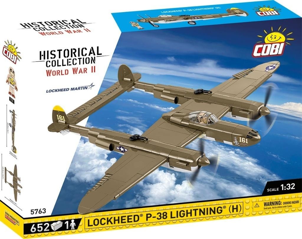 COBI Lockheed P-38H Lightning - Airplane model from building blocks