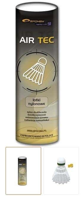 Feather shuttlecocks for badminton Spokey - ideal for recreational play