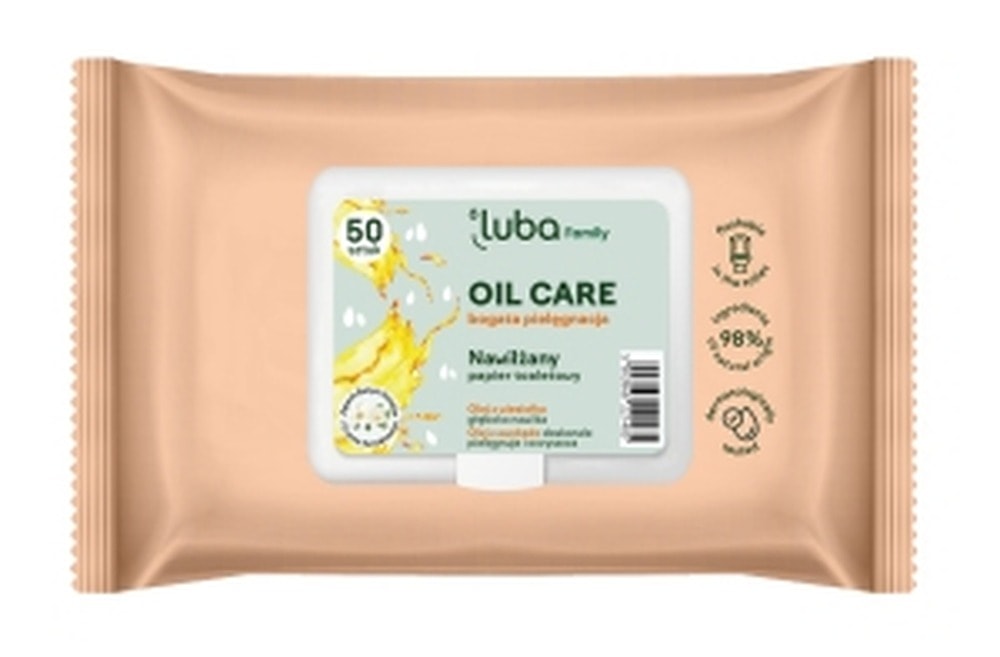 Luba Moist Toilet Paper Oil Care - 50 pieces for comfort