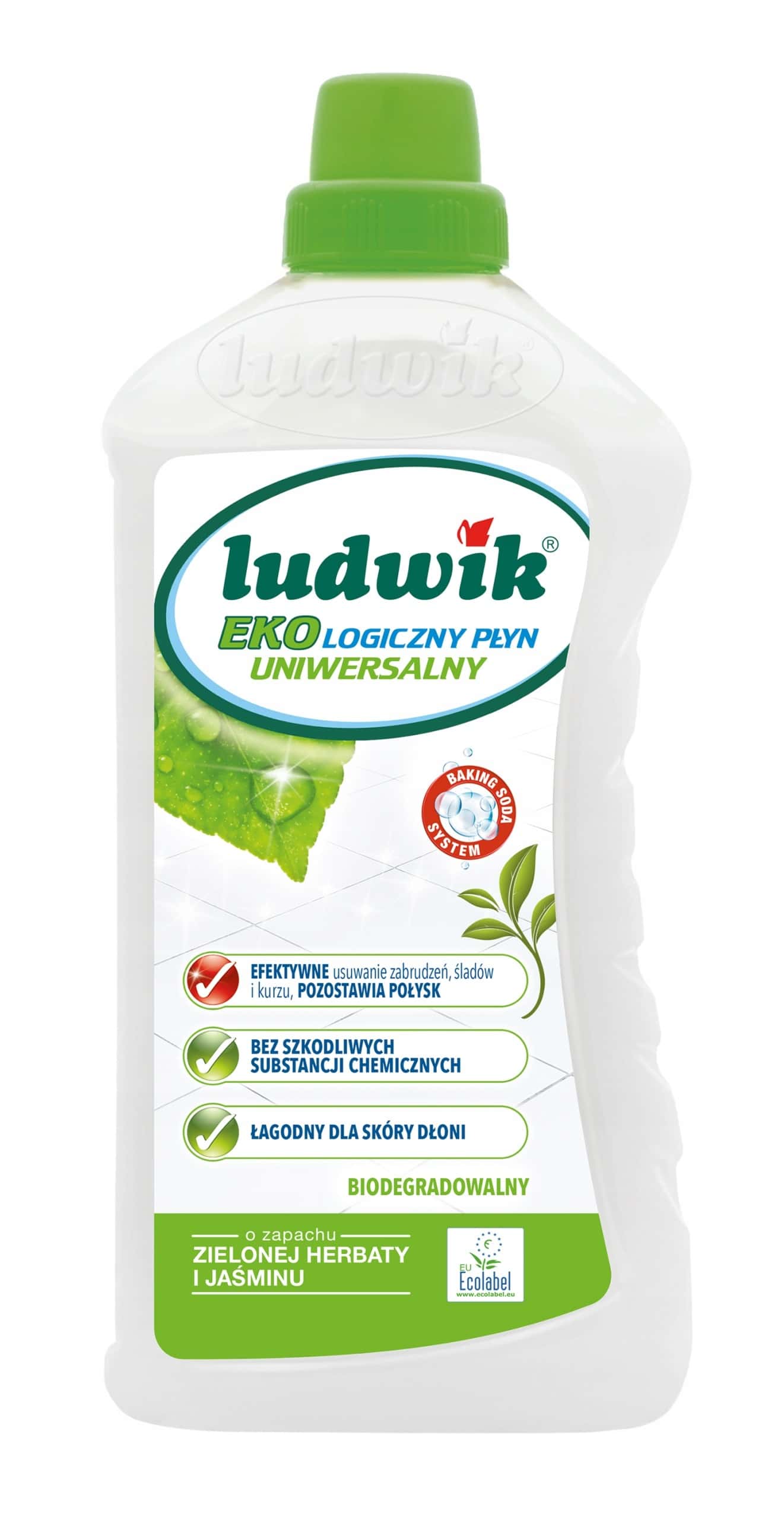 Ludwik EKO Dish Soap 1L - Green Tea & Jasmine, perfect for your kitchen