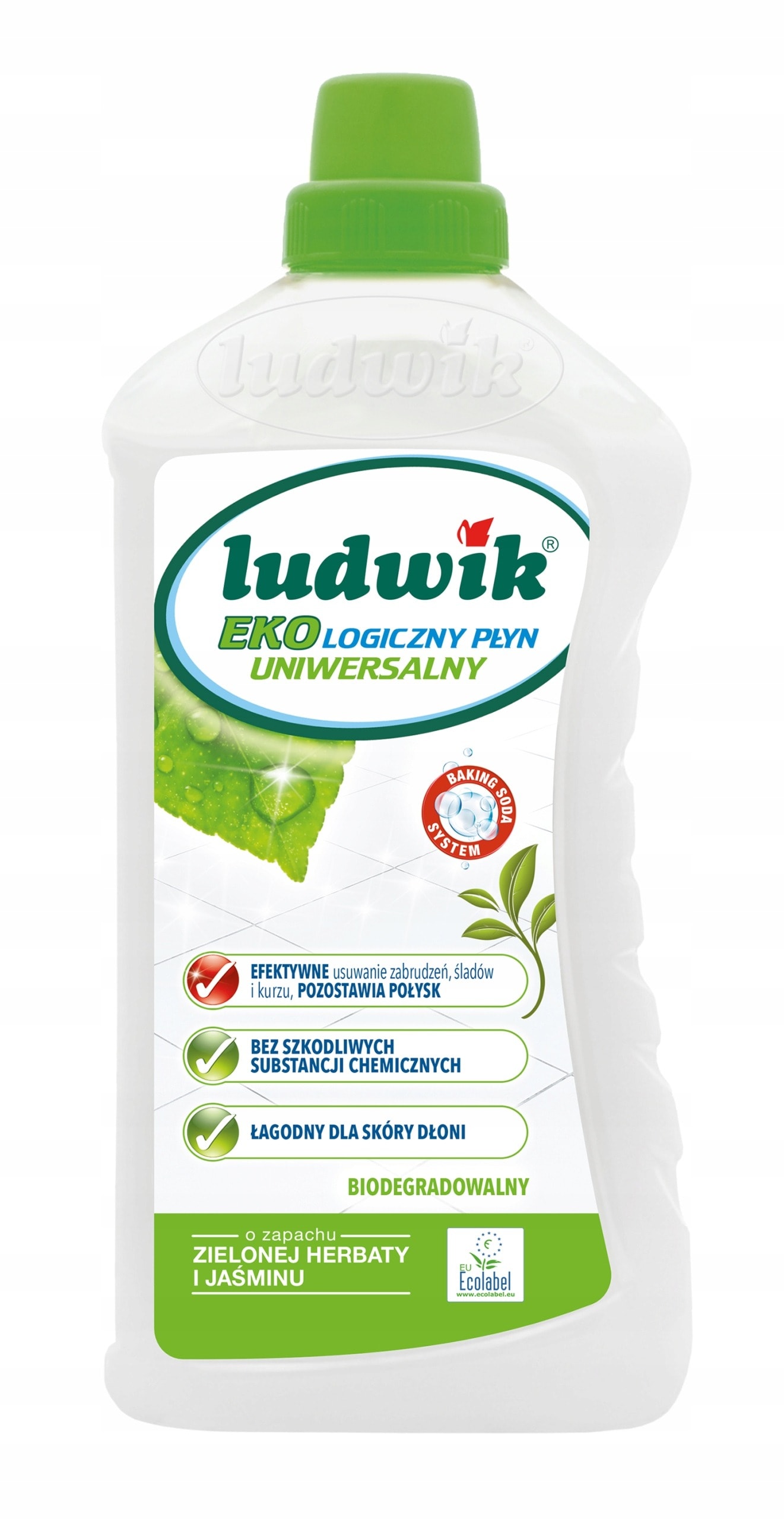 Ludwik EKO Dish Soap 1L - Green Tea & Jasmine, perfect for your kitchen