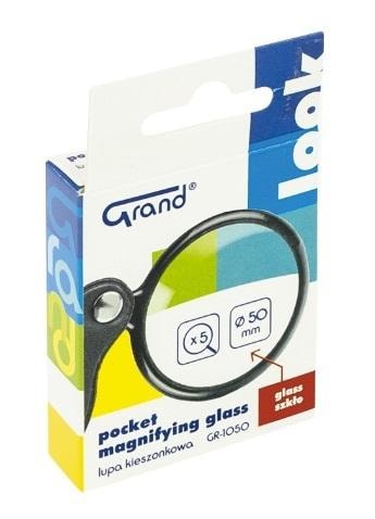 GRAND 50 mm Pocket Glass Magnifier - ideal for precise tasks