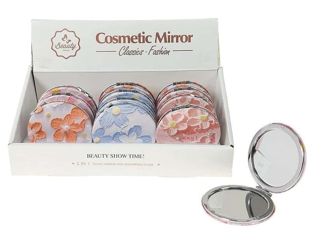 Flowers Mirror - set of 12 pieces ideal for handbag
