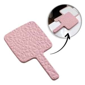 Ecarla Cosmetic Mirror with Handle L24R - perfect for makeup