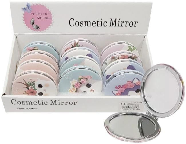 Mirror MIX - Charming cosmetic mirror with cat