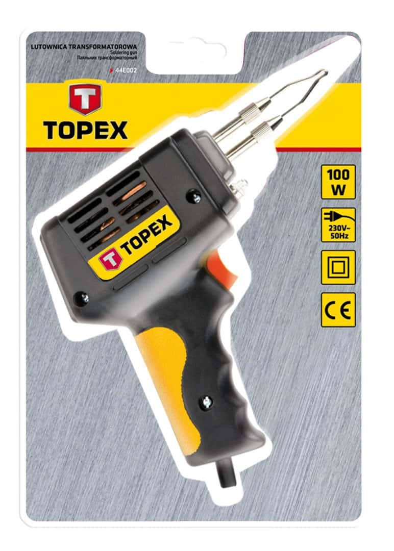 TOPEX Transformer soldering gun 100W - a reliable tool in every workshop