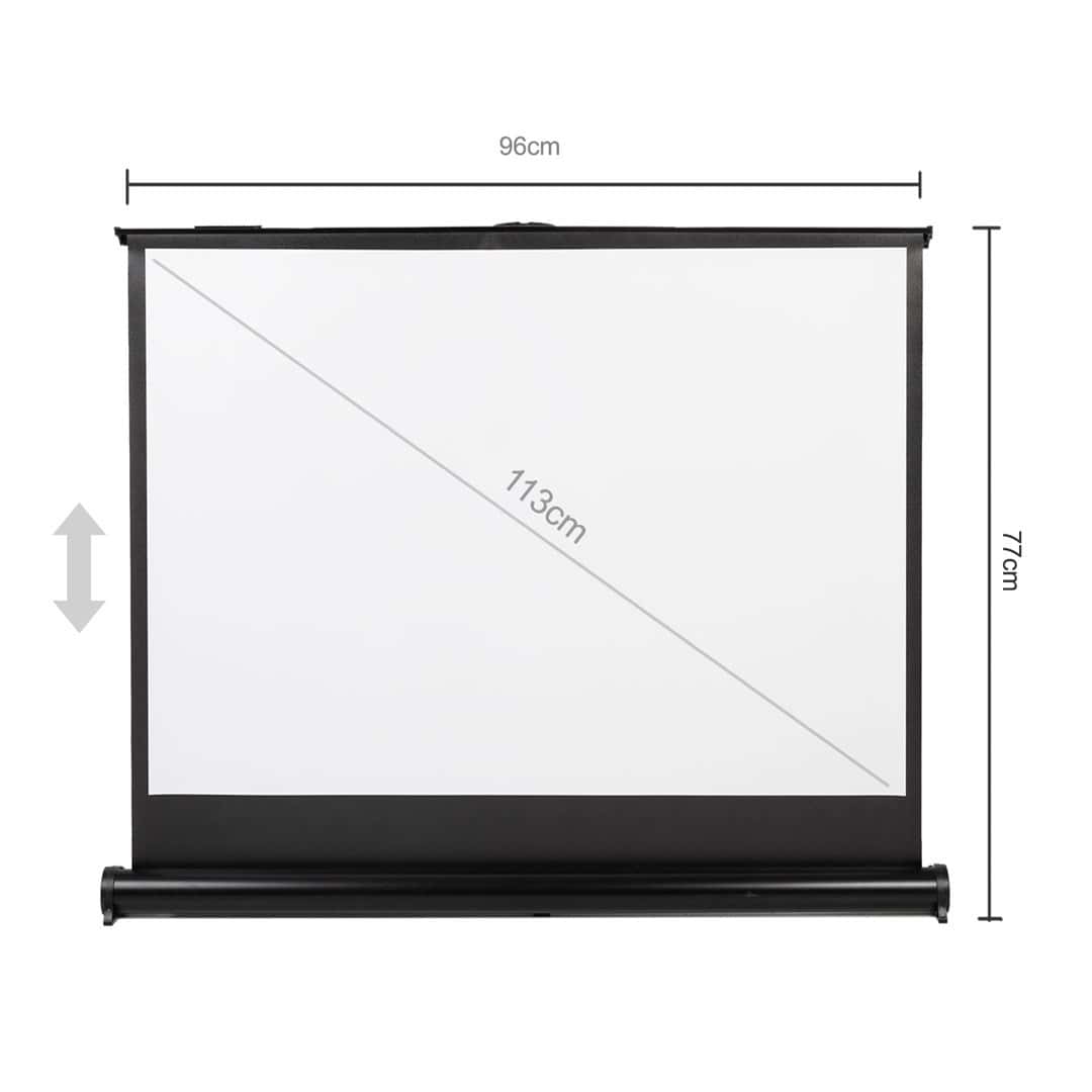 Maclean MC-961 Portable Projector Screen Desktop 45" - Compact and convenient