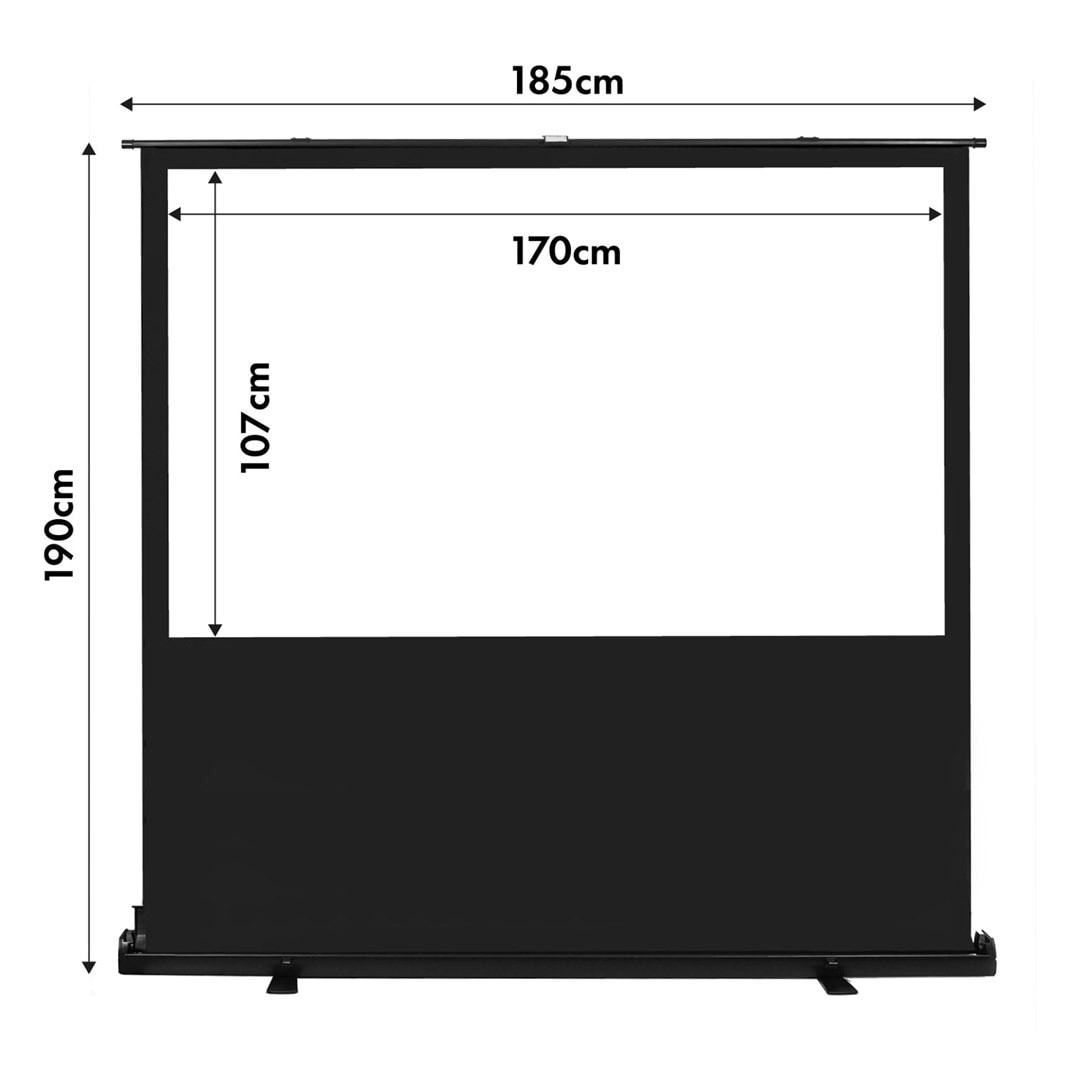Maclean MC-212 Portable Projection Screen - Compact and convenient