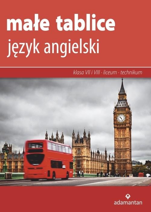 Język Angielski. Małe tablice ADAMANTAN w.2019