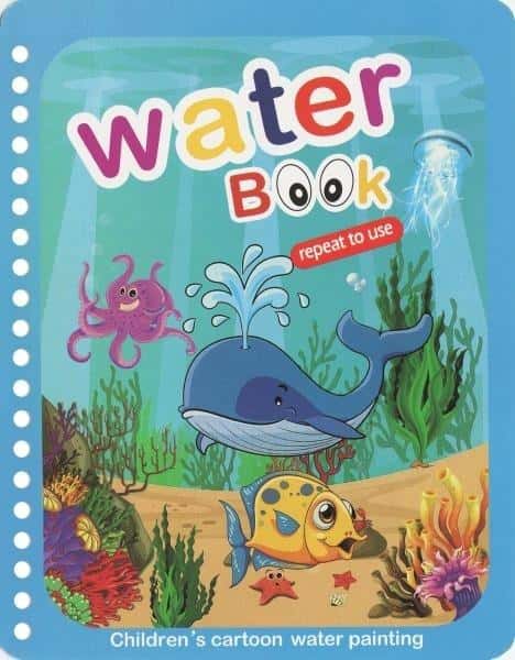 Skrzat Magic book In the ocean - water coloring book for children