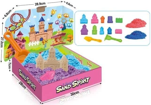Sand Spirit Magic kinetic sand with accessories - creative fun for kids