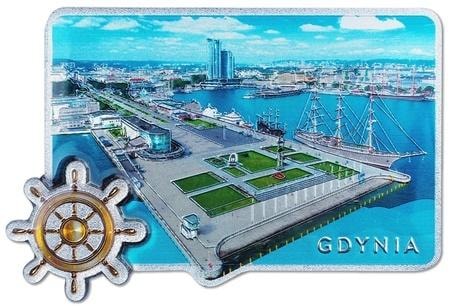 I love Poland Gdynia - Souvenir Magnet from Gdynia