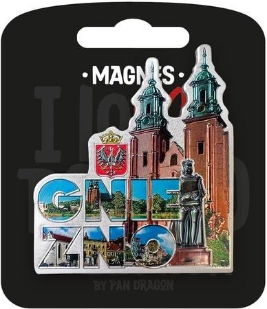 I love Poland Souvenir Magnet Gniezno - perfect gift