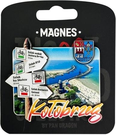 I love Poland Magnet Kołobrzeg - Vacation souvenir