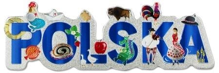 Magnet I love Poland - Souvenir from Poland