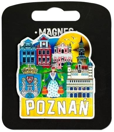 I love Poland Fridge magnet Poznań - souvenir from Poland