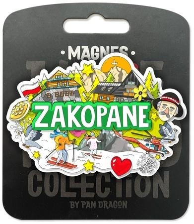 Magnet I love Poland Zakopane - Souvenir from the heart of the mountains