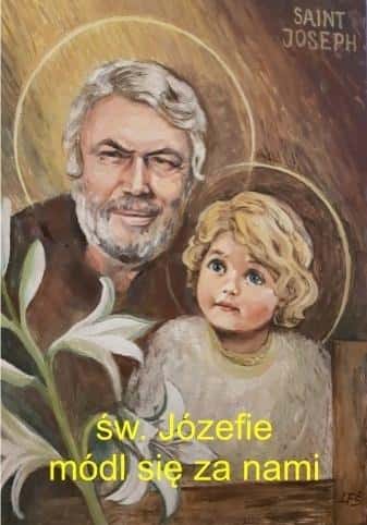 Fridge magnet - Saint Joseph - religious souvenir