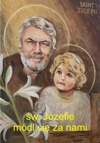 Fridge magnet - Saint Joseph - religious souvenir