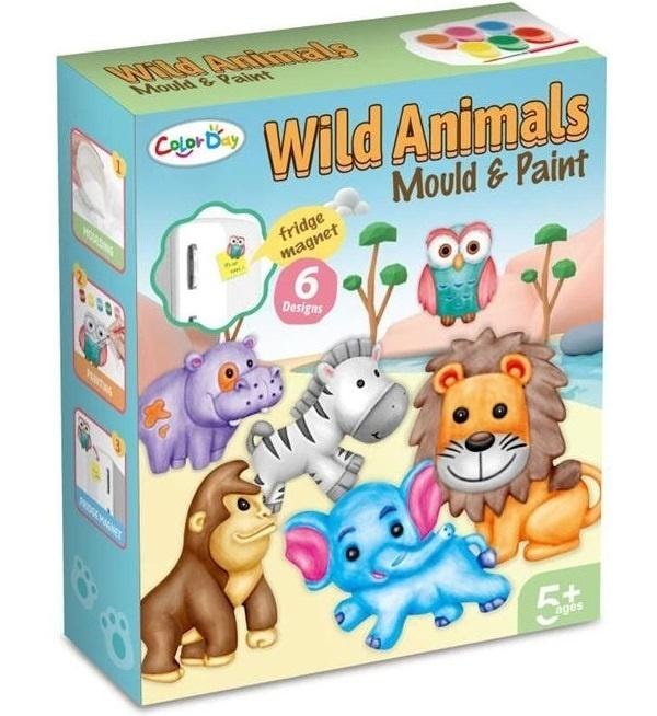 Painting Magnets Animals - Creative set for children by Merkpol