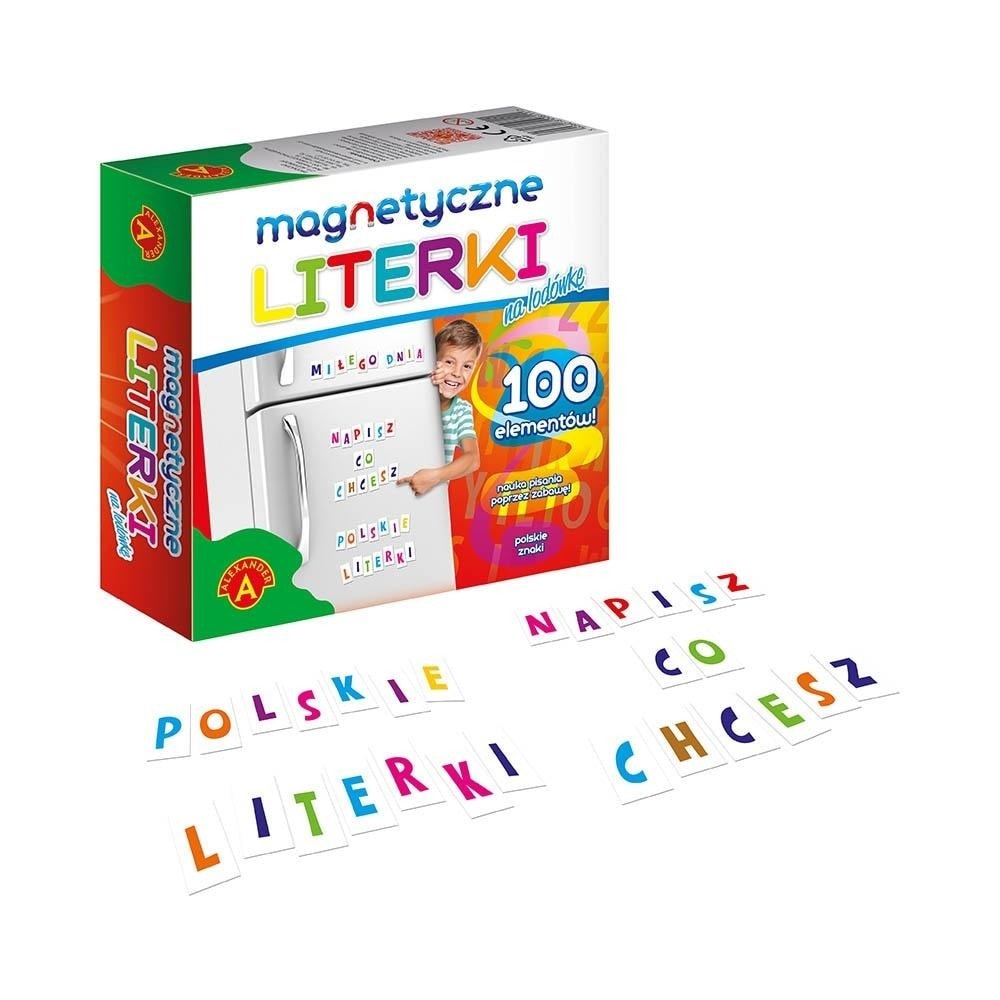 Magnetic Letters - Colorful letters for fridge for kids 100 pieces