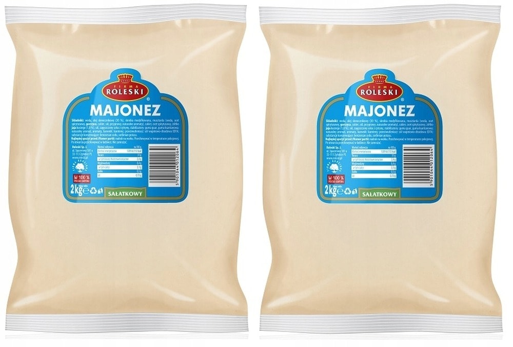 Roleski Salad Mayonnaise 2 kg - creamy addition to your dishes
