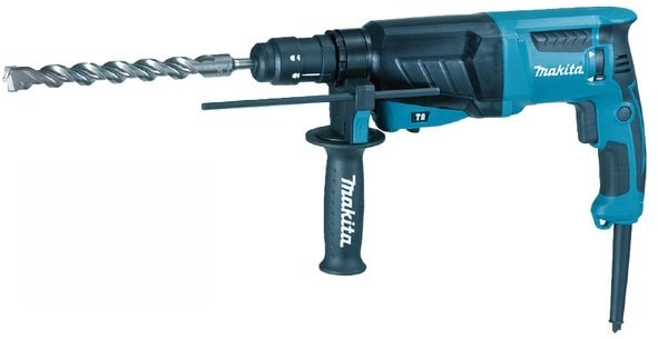 Makita HR2630T SDS-Plus Rotary Hammer with Chiseling Function - reliability and versatility