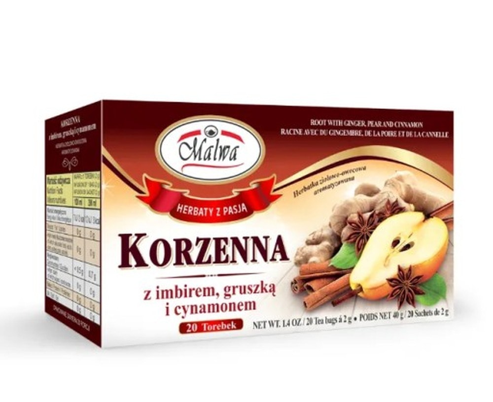 Mal her - Raspberry fruit drink with ginger and pear 20 TB