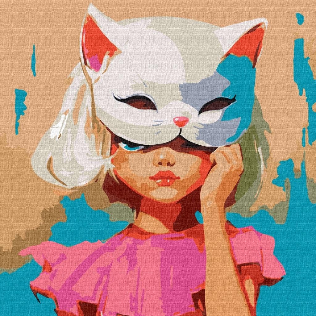 Ideyka Meow - Painting by numbers 50x50 cm for everyone