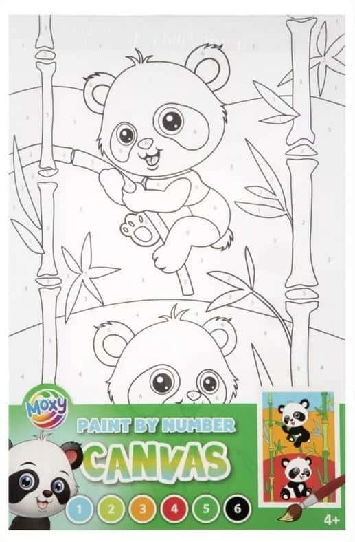 Painting by numbers Panda - Create your own masterpiece!