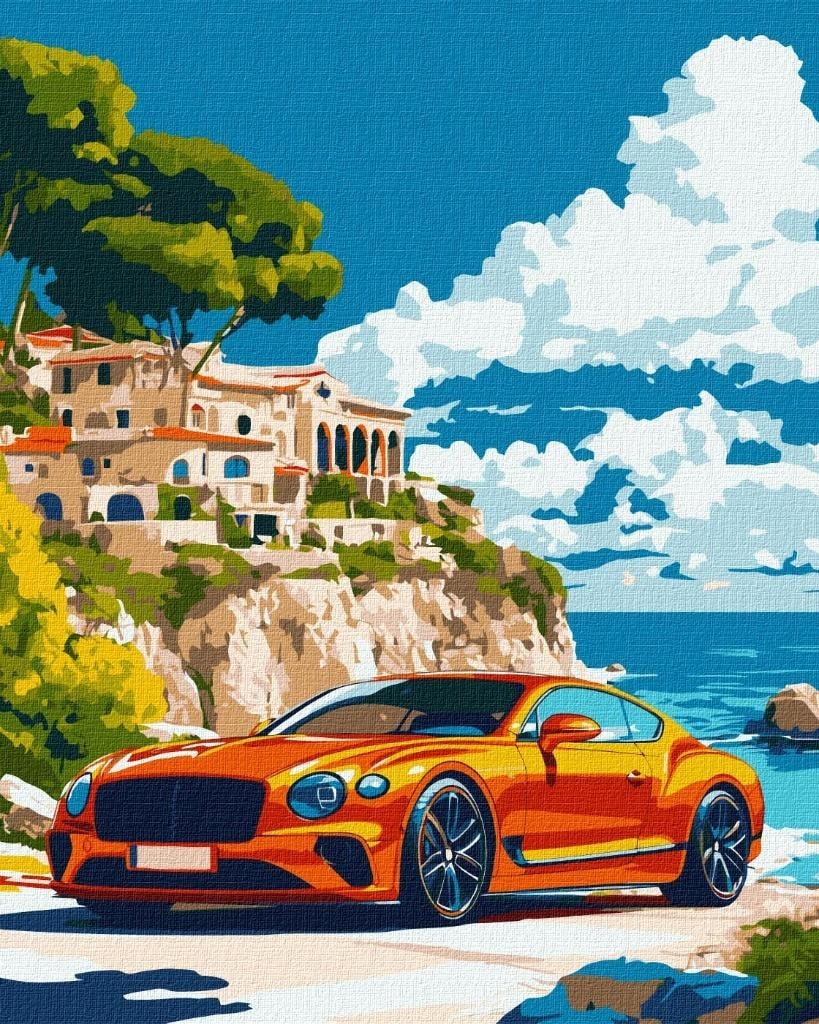 Ideyka Painting by numbers - Wonderful landscape 40x50 cm - perfect as a gift