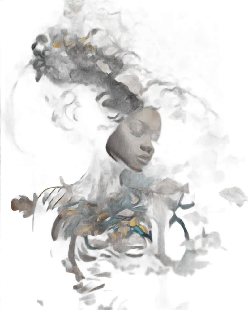 Painting by numbers Nymph - art set 40x50 cm