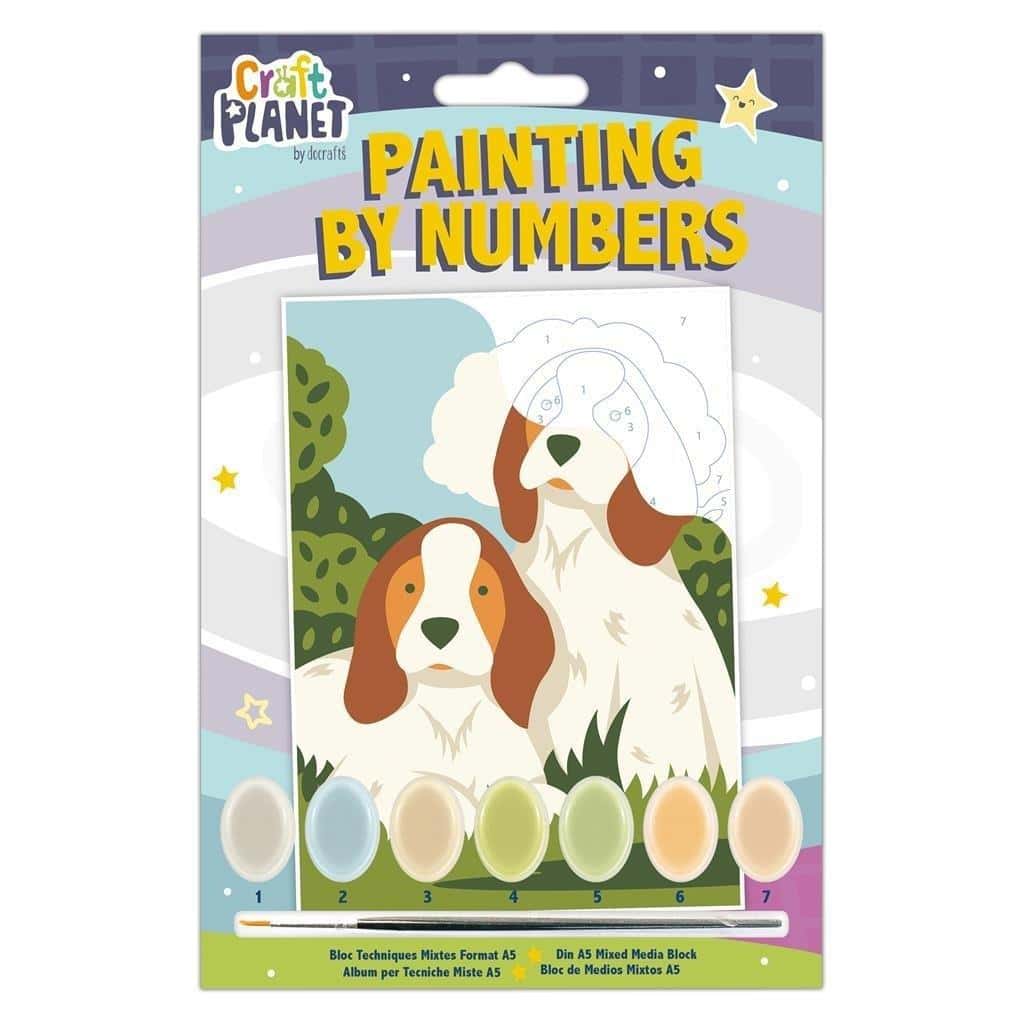 Craft Planet Paint by Numbers - Dogs for children