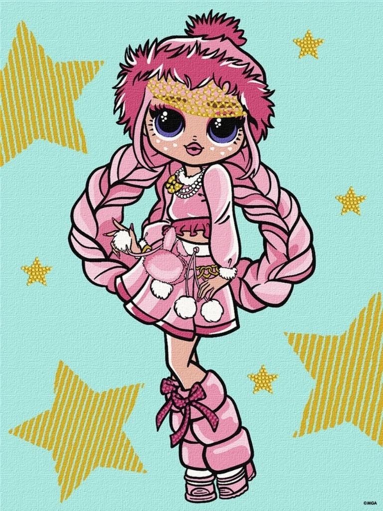 LOL Surprise! Painting by numbers OMG Fashion Show 30x40 cm - create your own masterpiece