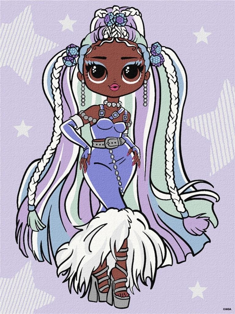 LOL Surprise! Painting by numbers 30x40 cm - creative fun for everyone