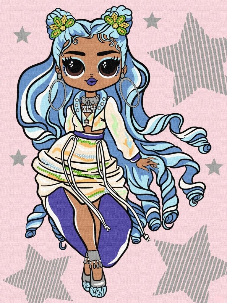 Ideyka Painting by numbers - LOL Surprise! 30x40cm - creative fun